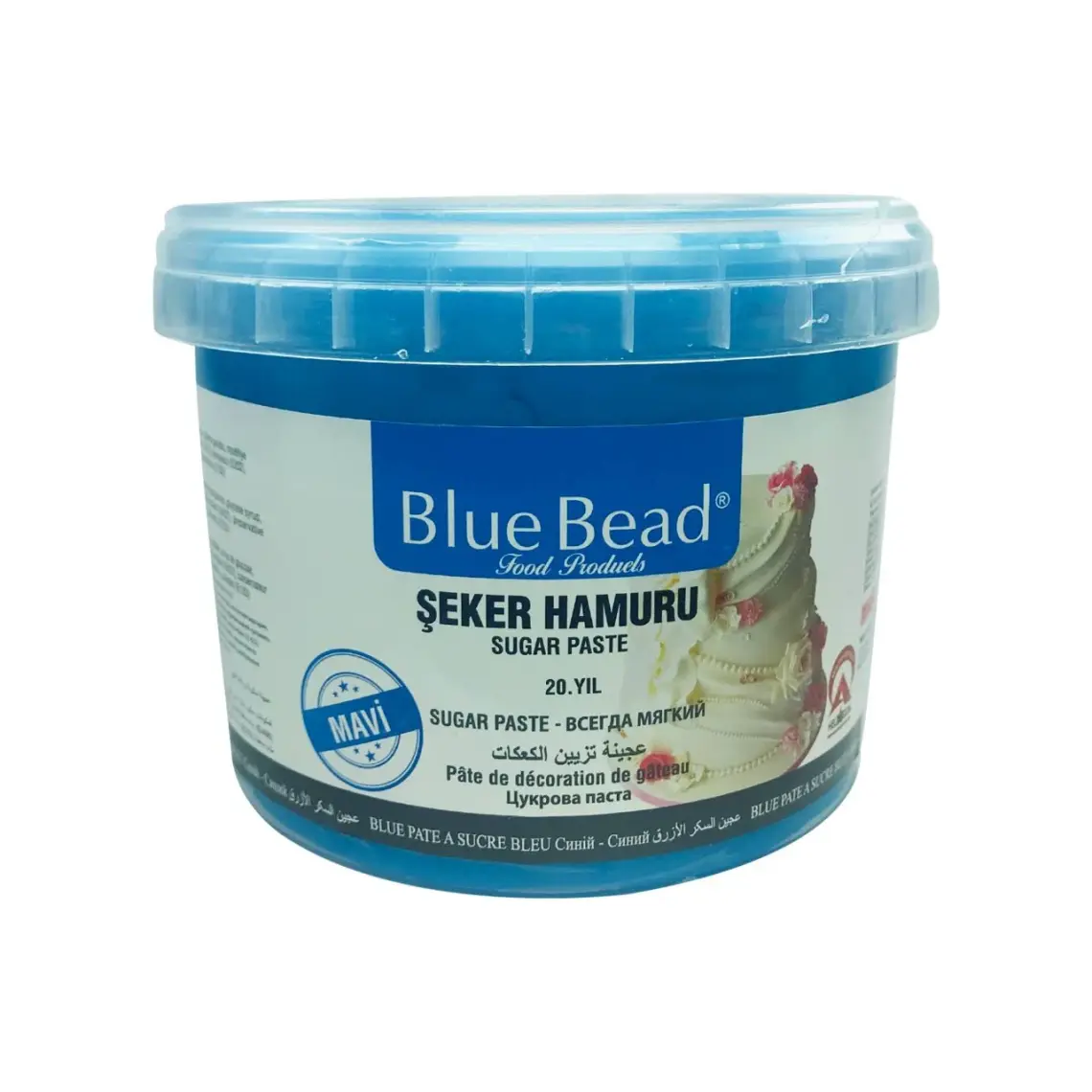 Blue Bead Mavi Şeker Hamuru 1 kg