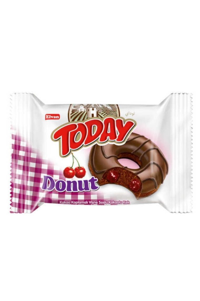 Today Donut Kek Vişneli 35Gr. 24 Adet (1 Kutu)