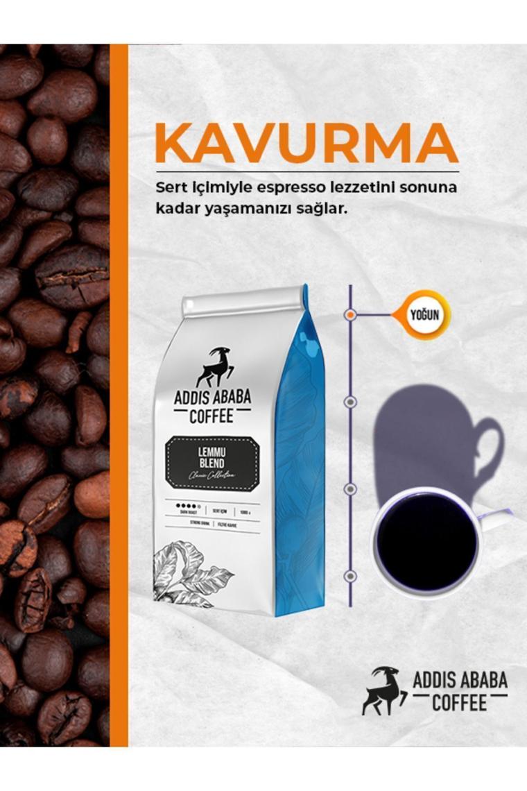 Lemmu Blend Filtre Kahve, Espresso Kahve, Çekirdek Kahve 1000 Gr.