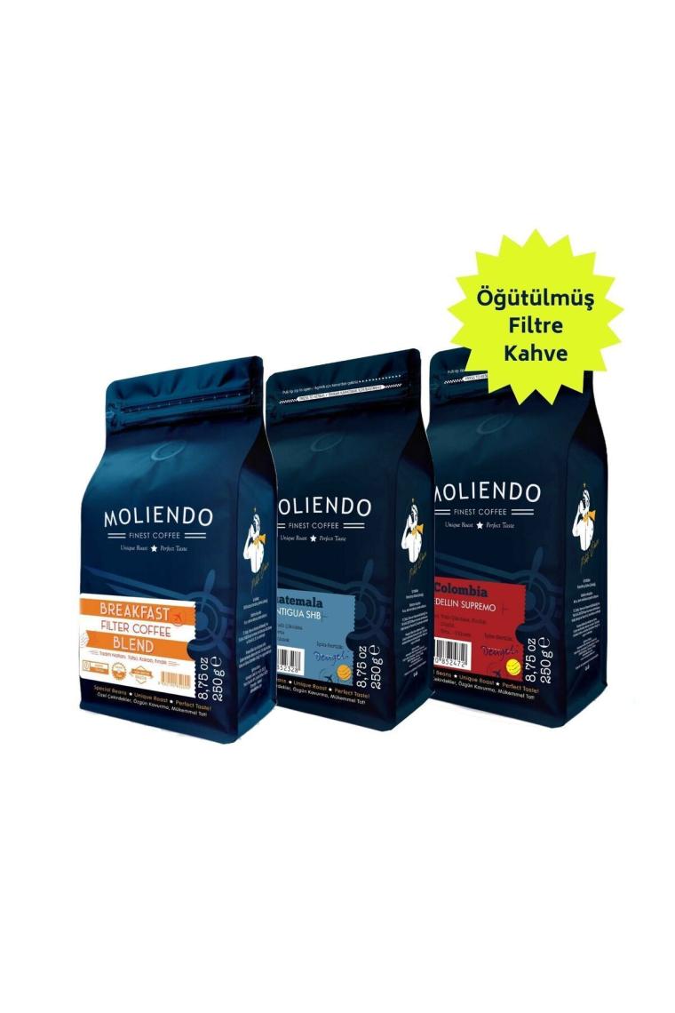 Popüler Filtre Kahve Avantaj Paketi (ÖĞÜTÜLMÜŞ FİLTRE KAHVE) 3x250 G