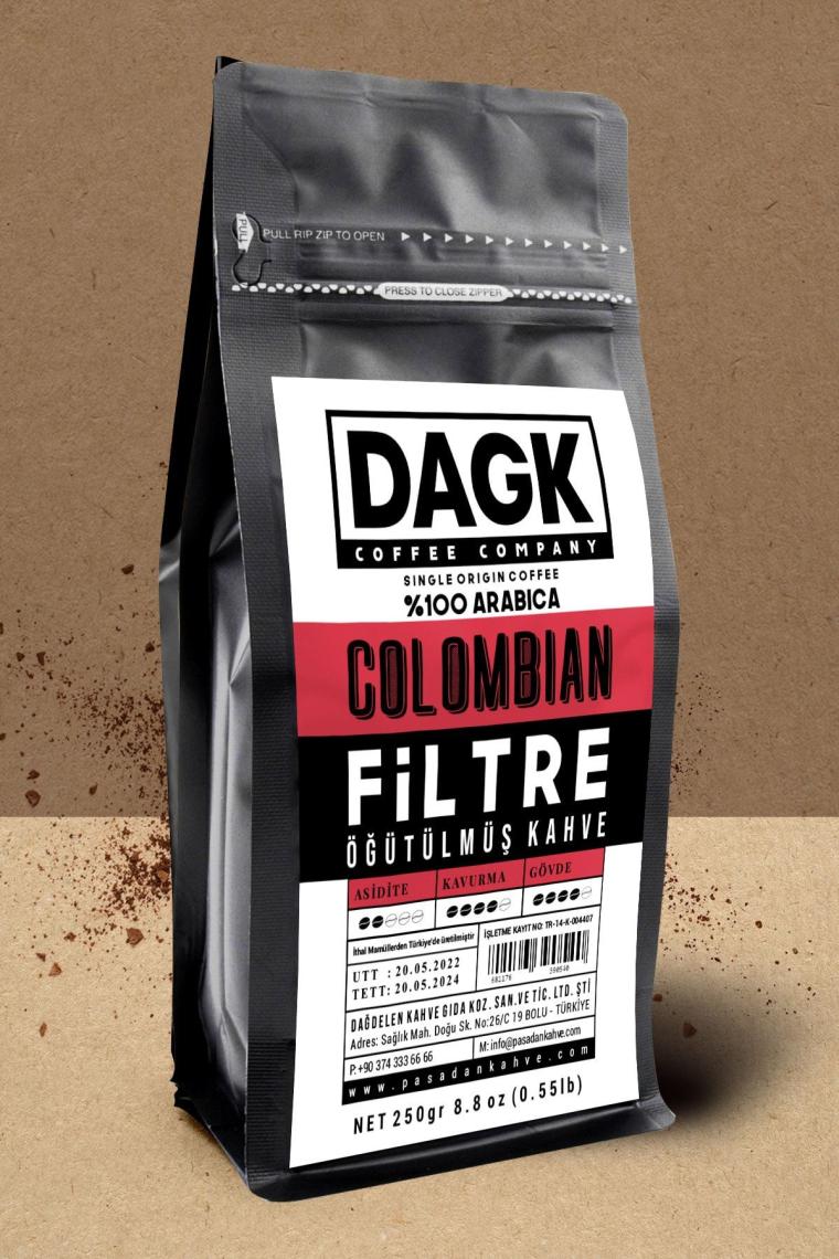 Filtre Kahve Colombian 250gr Öğütülmüş
