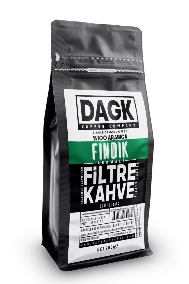 Fındıklı Filtre Kahve Öğütülmüş 200g (aromalı)