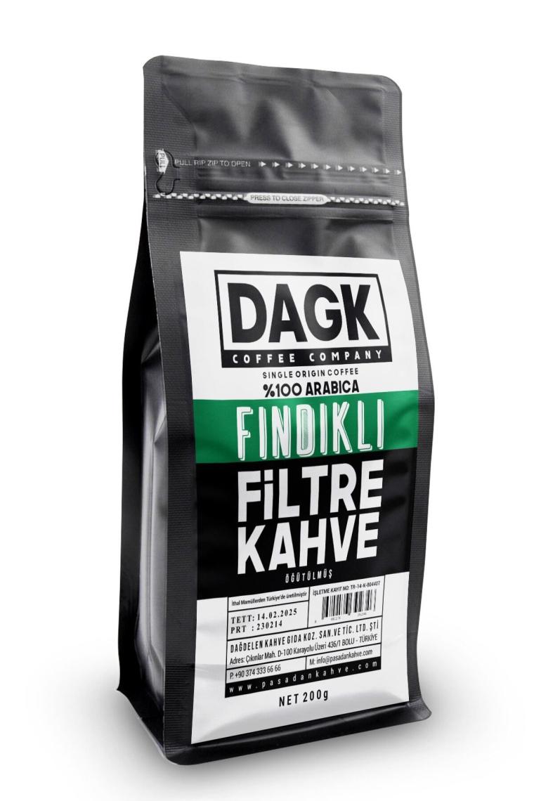 Fındıklı Filtre Kahve Öğütülmüş 200g (aromalı)