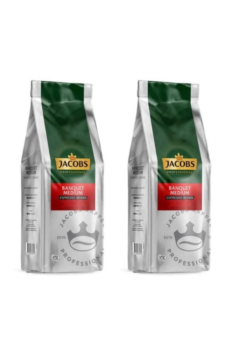 Banquet Medium Espresso Beans Çekirdek Kahve 1000 Gr X 2 Paket