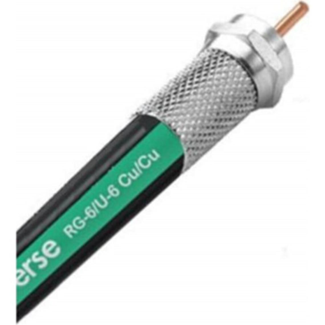 Erse RG6U6 Tam Bakır Cu/cu  Anten Kablosu 60 Mt