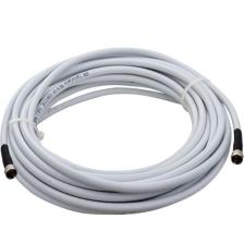 Daix Anten Kablosu 15 Metre Rg6/u4 Beyaz Çanak Anten Kablo
