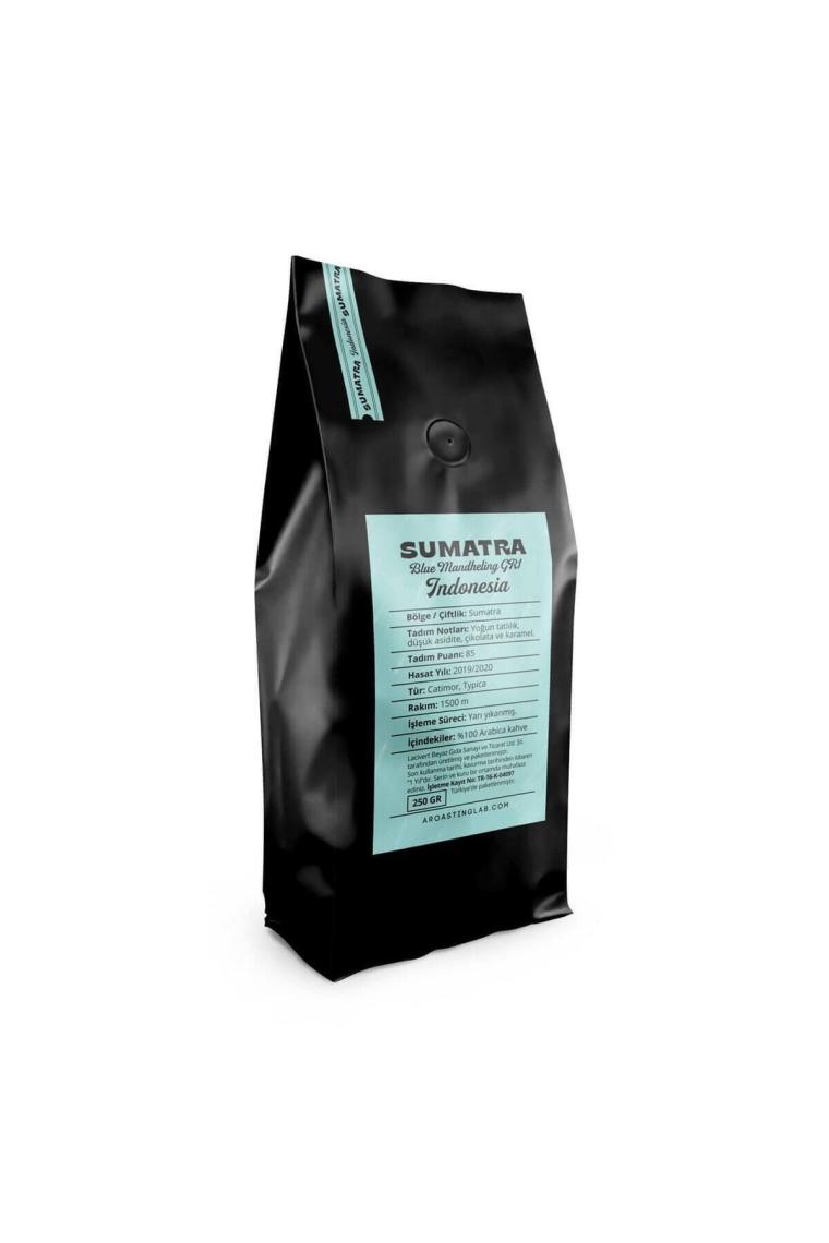 Indonesia Sumatra Blue Mandheling (250 GRAM) Filtre Kahve