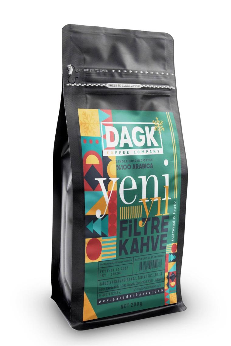 Filtre Kahve Öğütülmüş Yeni Yıl Özel 200gr (karamel & Fındık Aromalı)