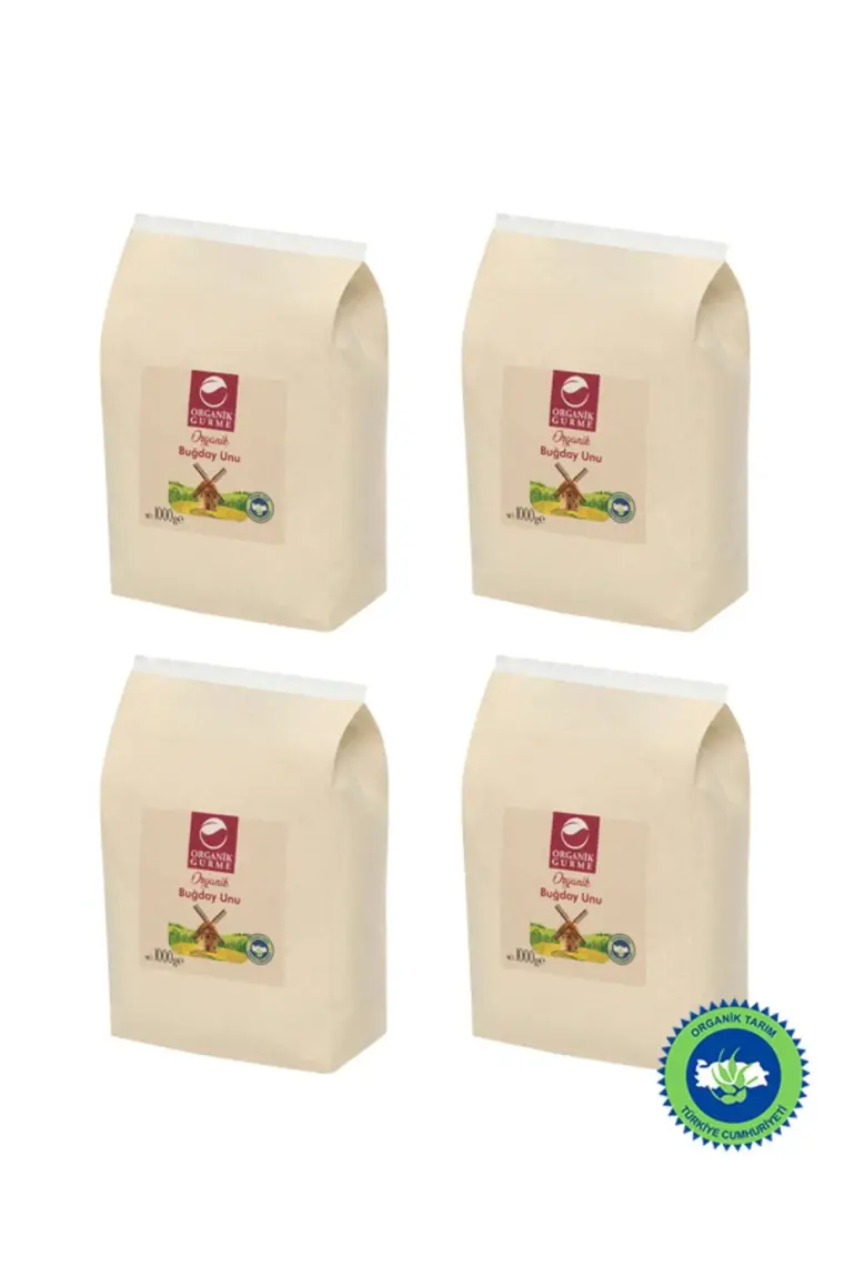 Organik Gurme 4'lü Çok Amaçlı Buğday Unu 1000gr