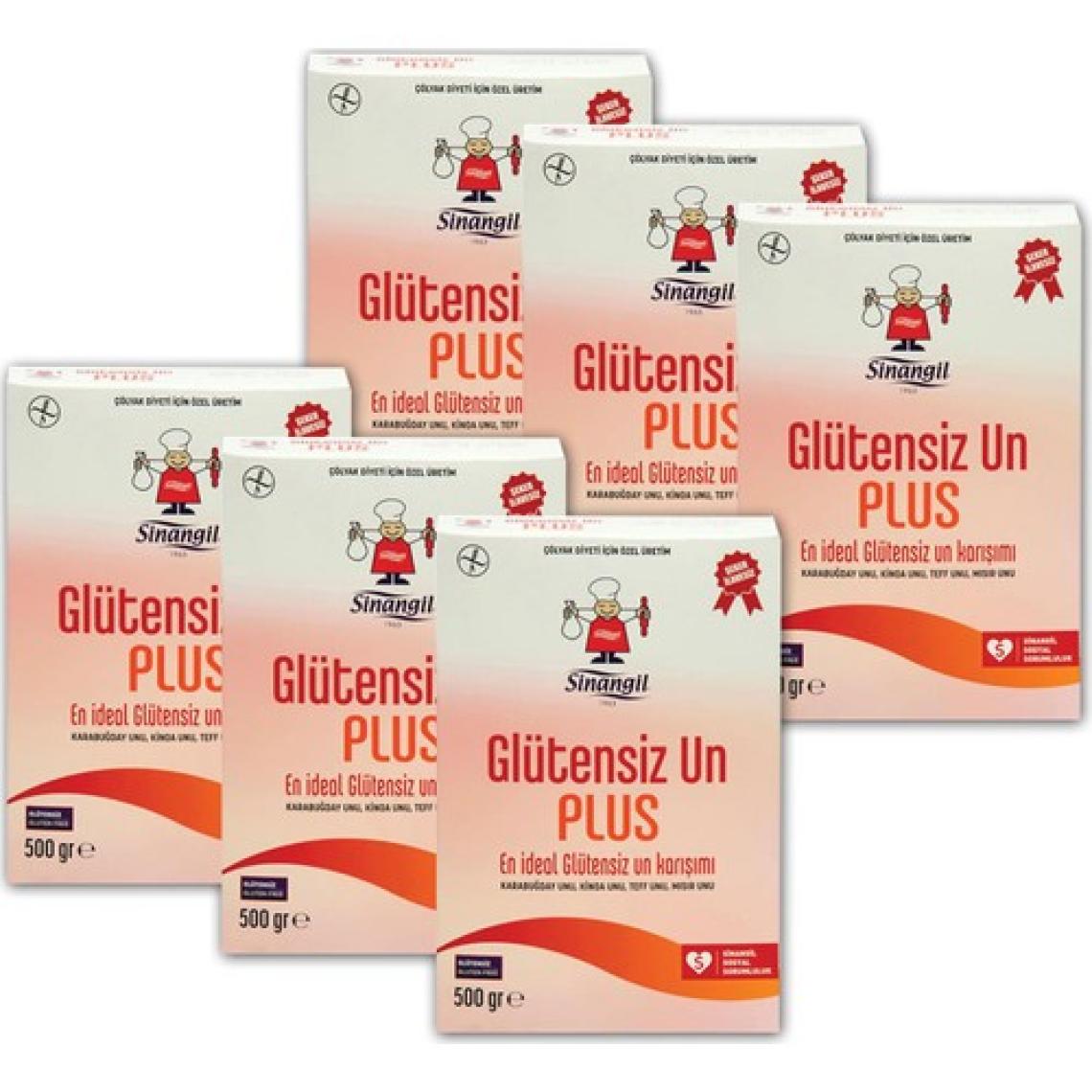 Sinangil Glutensiz Un Plus 500Gr X 6 Adet