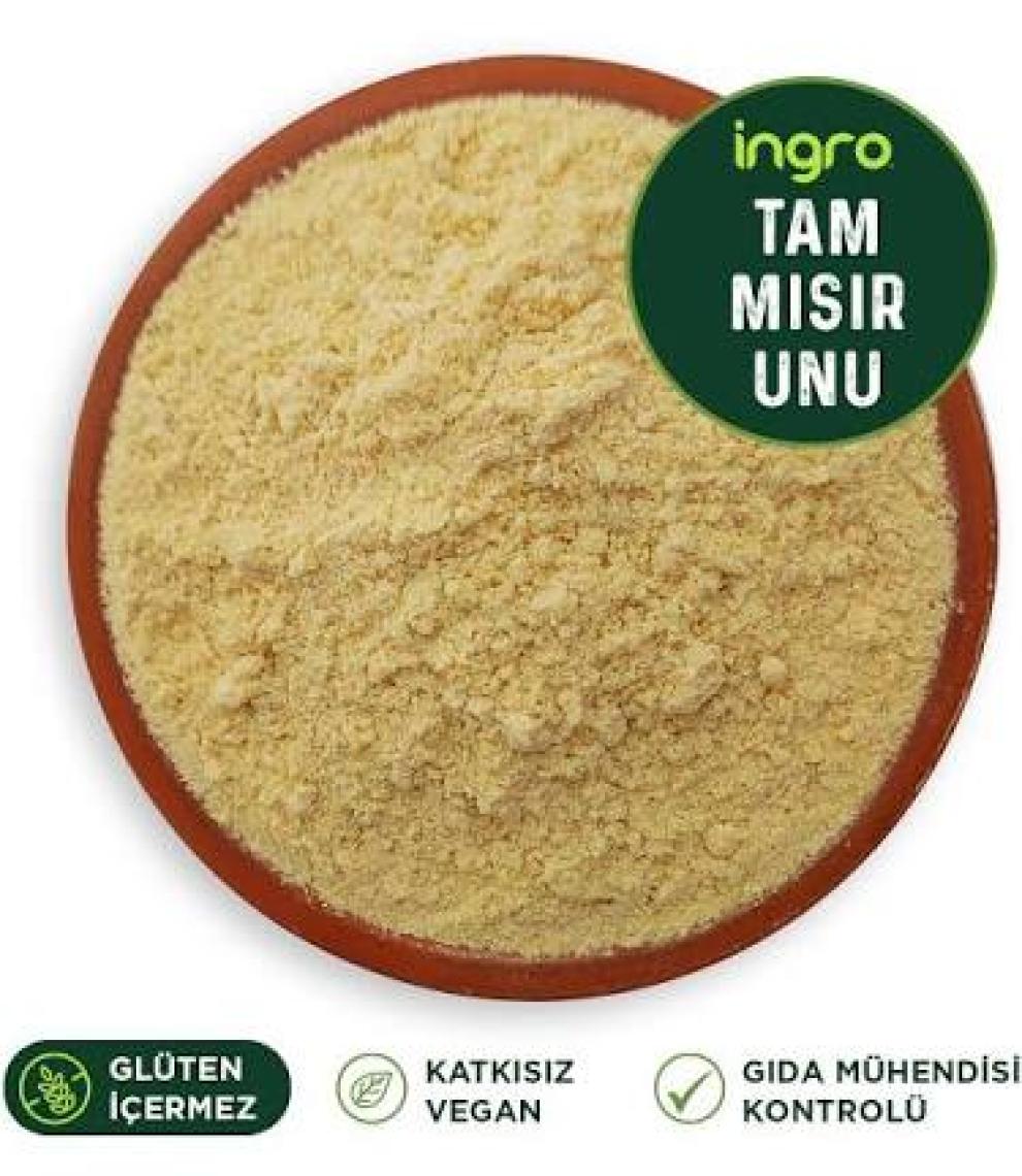 Ingro Glutensiz Tam Mısır Unu 5000 G