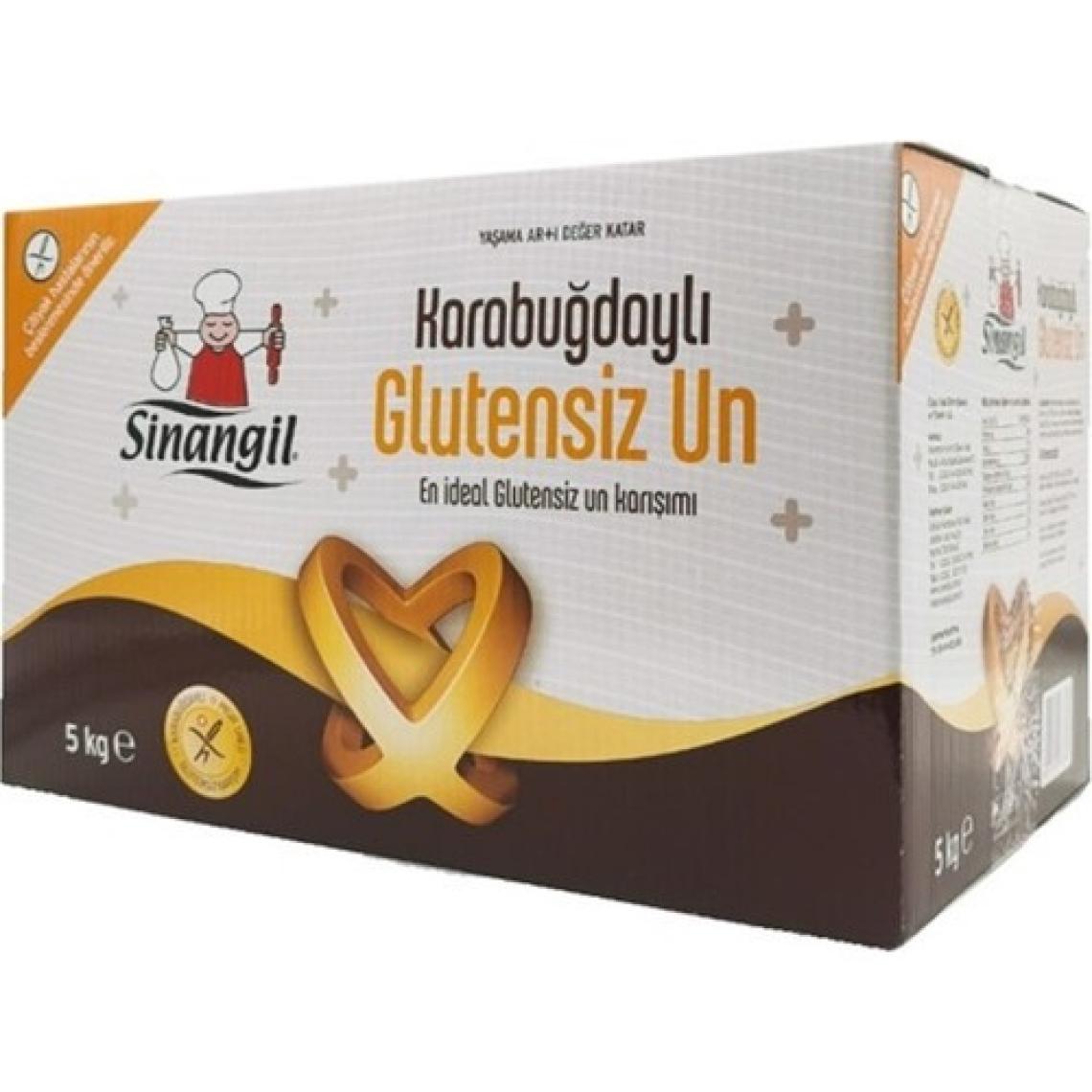 Sinangil Glutensiz Un 5 kg (5000 Gr) + Glutensiz Karabuğdaylı 5 kg (5000 Gr) Toplam:10 kg