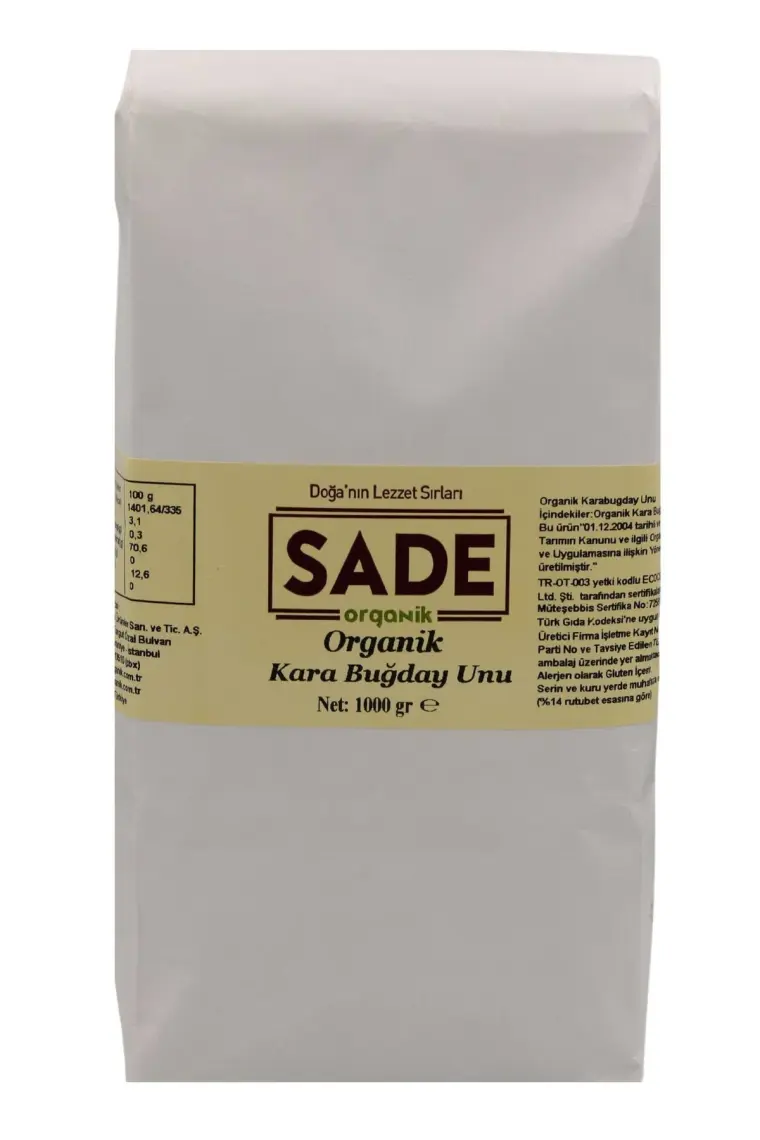 Sade Organik Karabuğday Unu 1000 gr