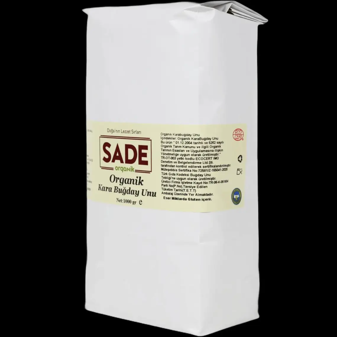 Sade Organik Karabuğday Unu 1000 gr