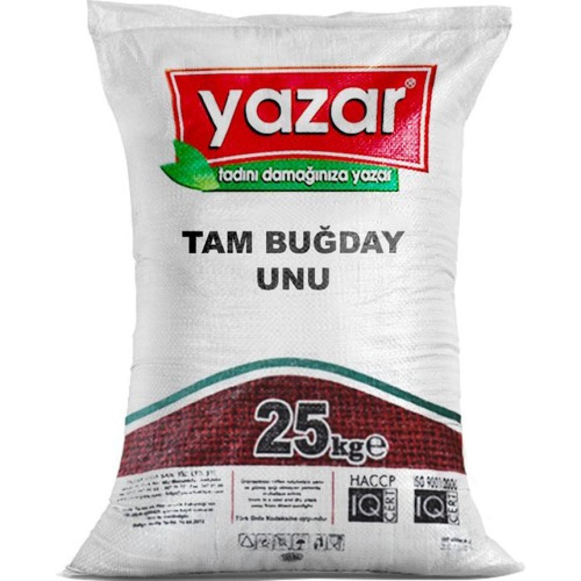 Yazar Taş Değirmende Öğütülmüş Tam Buğday Unu 25 kg