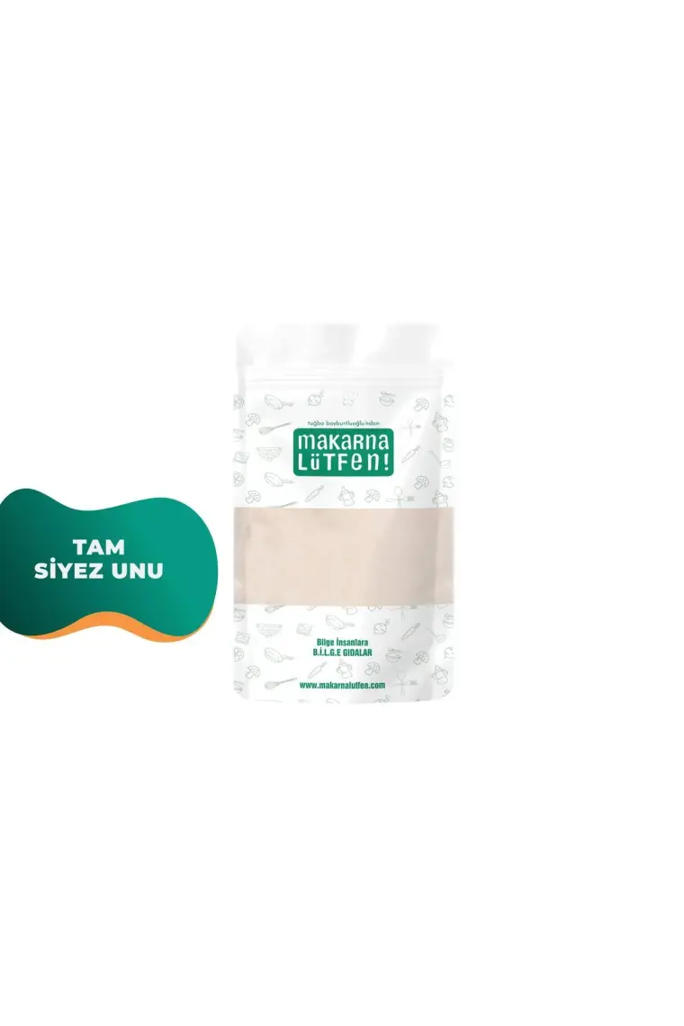 Makarna Lütfen Tam Siyez Unu (250 gram)
