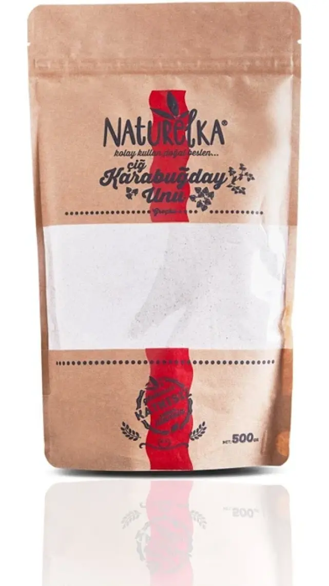 Naturelka Glutensiz Çiğ Karabuğday Unu 500 gr
