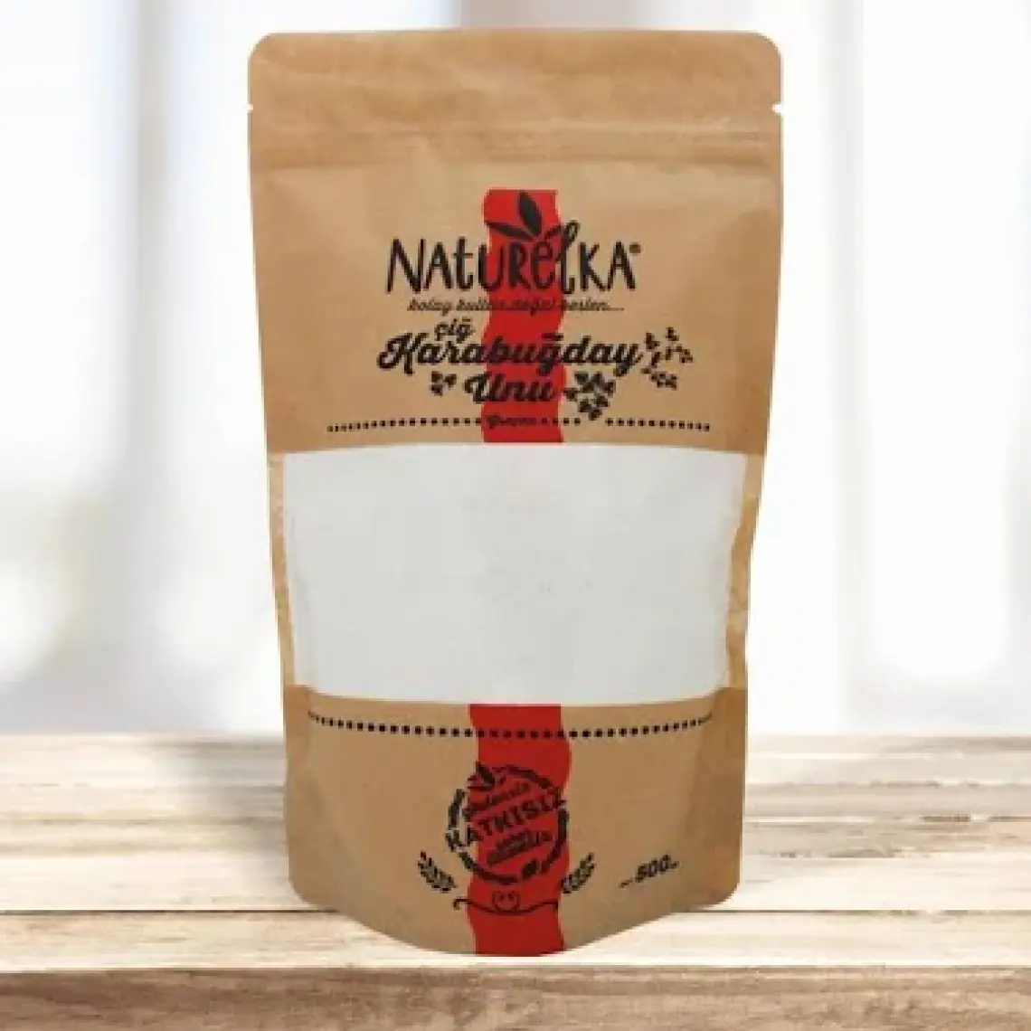 Naturelka Glutensiz Çiğ Karabuğday Unu 500 gr