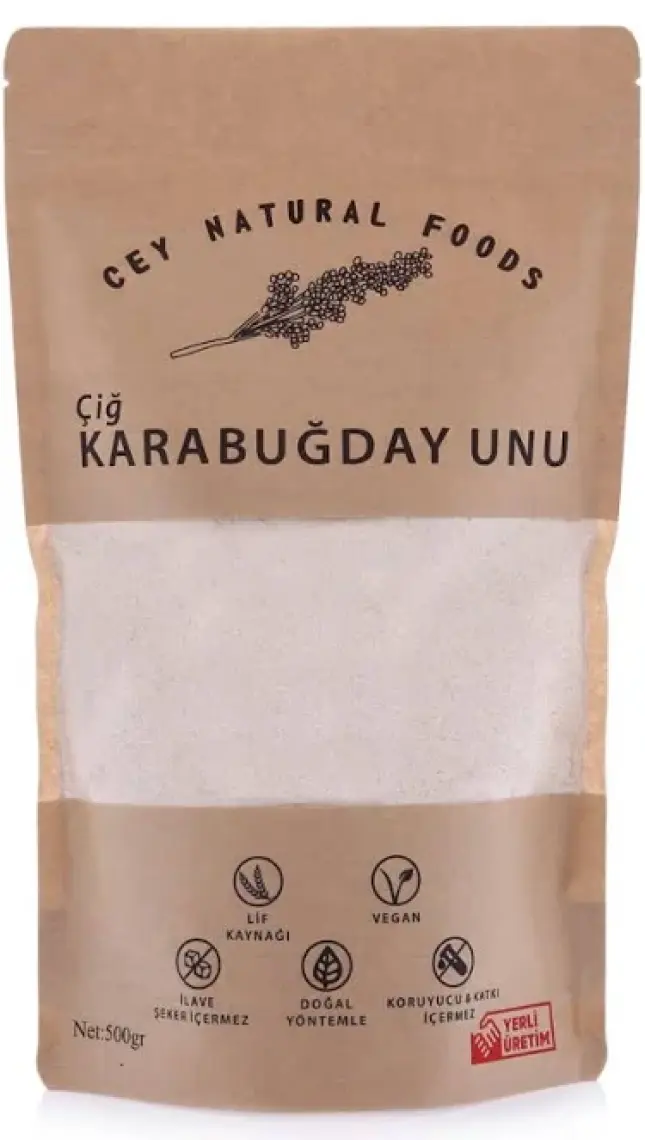 Cey Natural Foods Çiğ Karabuğday Unu