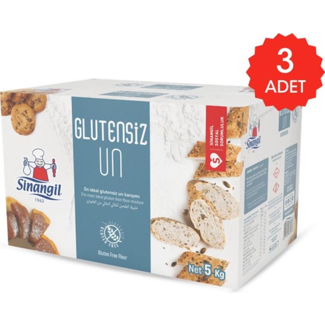 Sinangil Glutensiz Un 5 kg x 3'lü
