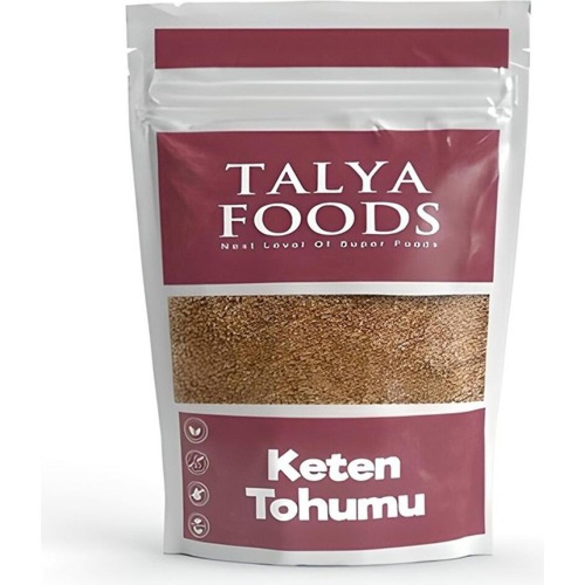 Talya Foods Glutensiz Keten Tohumu 250 gr – Katkısız, Doğal, Yüksek Lif ve Omega-3 Kaynağı Sağlıklı Gıda