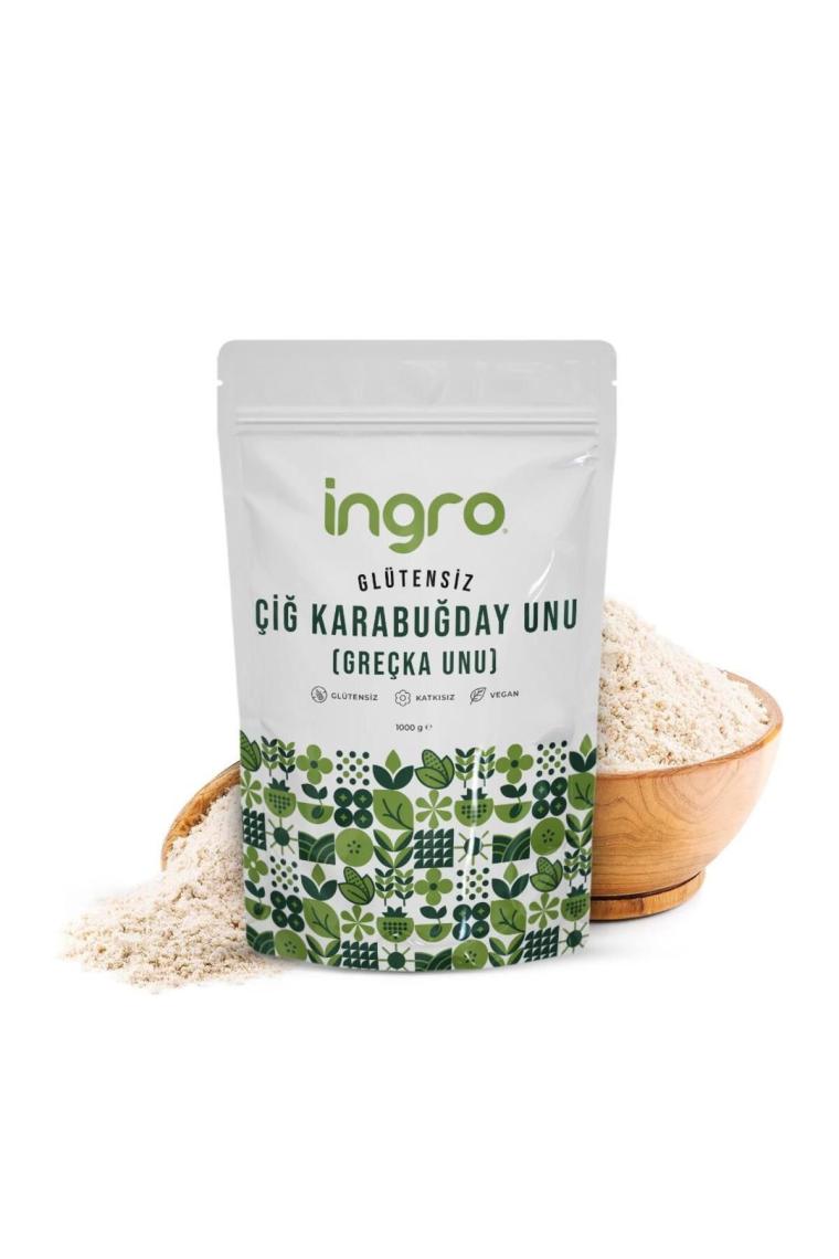İngro 5 kg Glutensiz Çiğ Karabuğday Unu