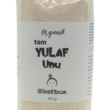 Organik Tam Yulaf Unu 200 gr Katkısız Ve Doğal Sertifikalı