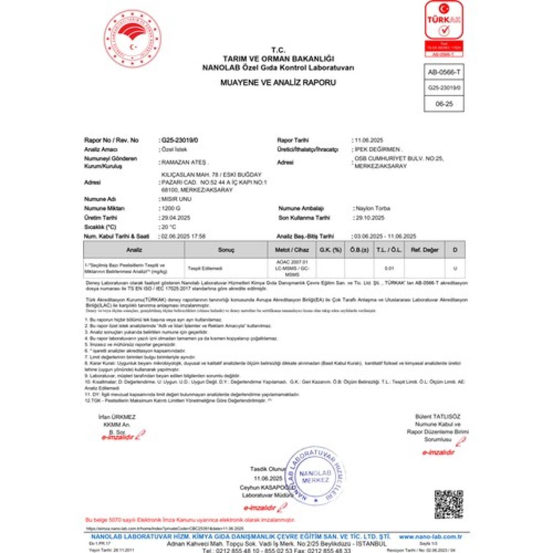 Ipek Değirmen Mısır Unu Doğal Katkısız Glutensiz Taş Değirmen 3 kg