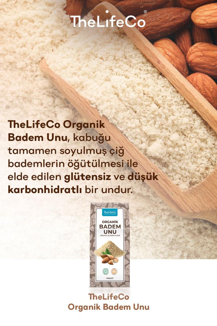 Organik Badem Unu 250 g (GLUTENSİZ, VEGAN)