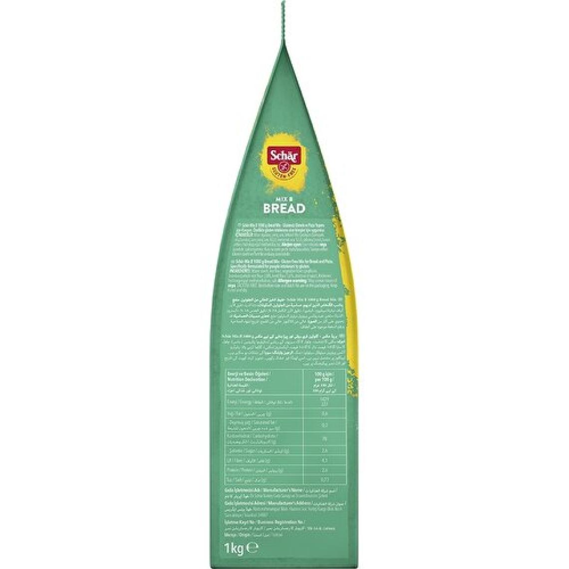 Schar Mix B Glutensiz Ekmek Unu 1000 GR (5 ADET)