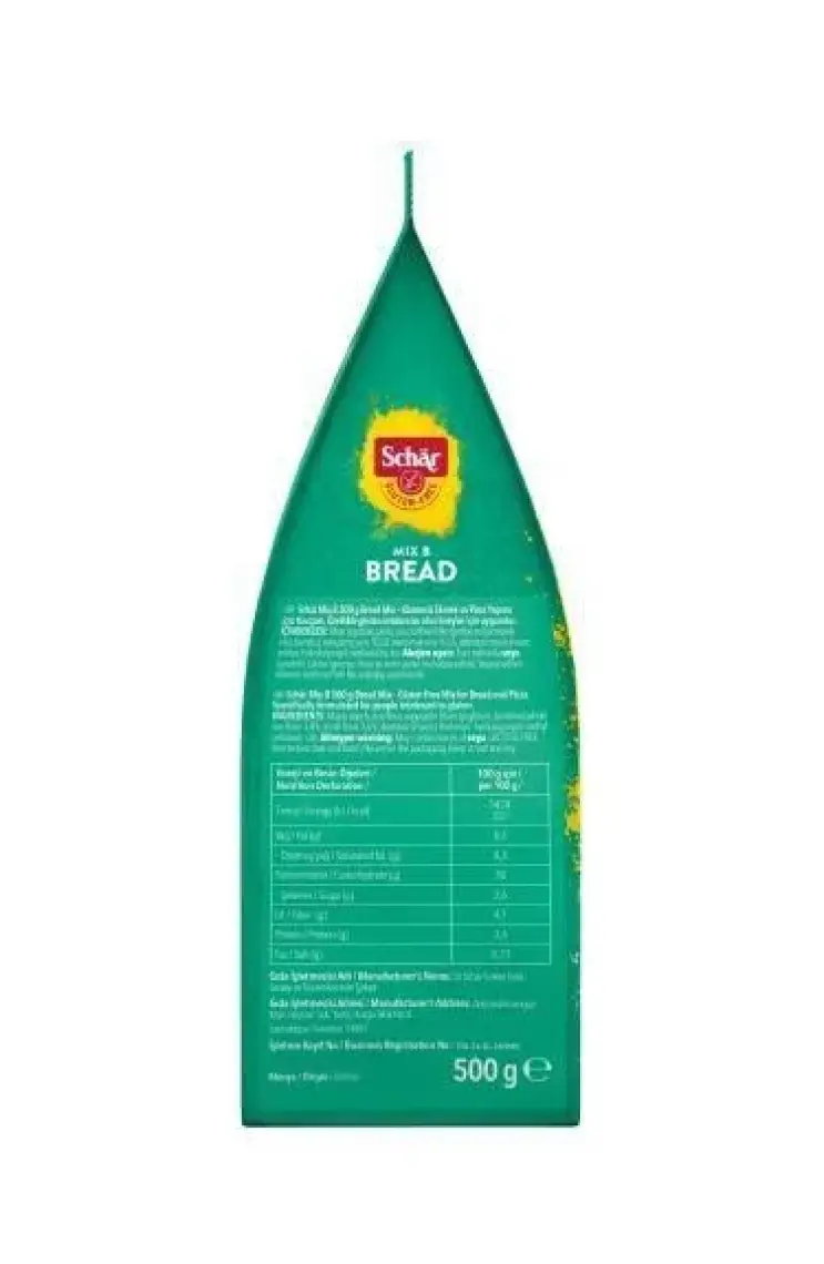 Schar Mix B Bread Mix Glutensiz Ekmek Unu 500 gr