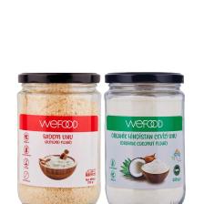 Glutensiz Badem Unu 250 gr + Organik Hindistan Cevizi Unu 320 gr