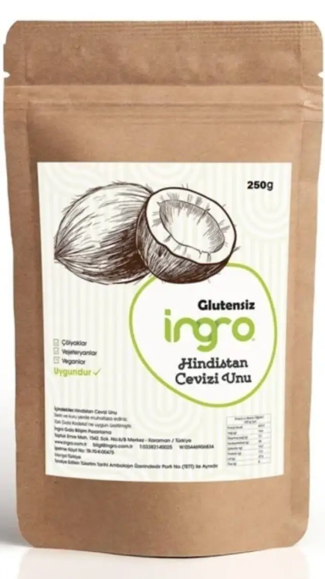 İngro Glutensiz Hindistan Cevizi Unu 250 g