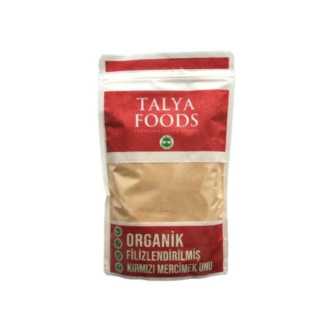 Talya Foods Talya Kırmızı Mercimek Unu Filizlenmiş 500 gr