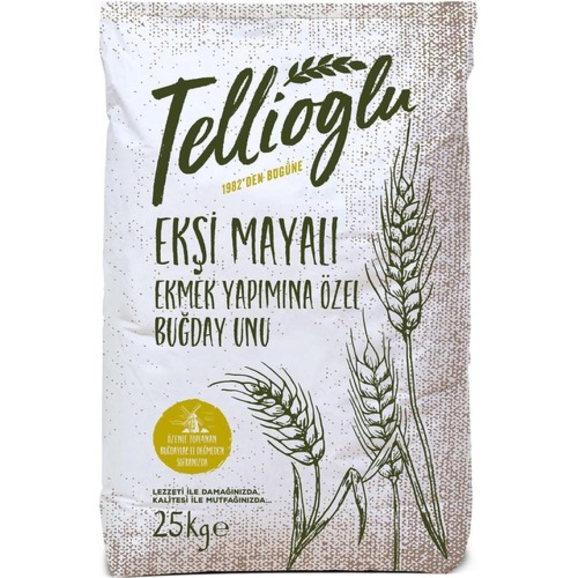 Tellioğlu Ekşi Mayalı Ekmek Yapımına Özel Buğday Unu 25 kg