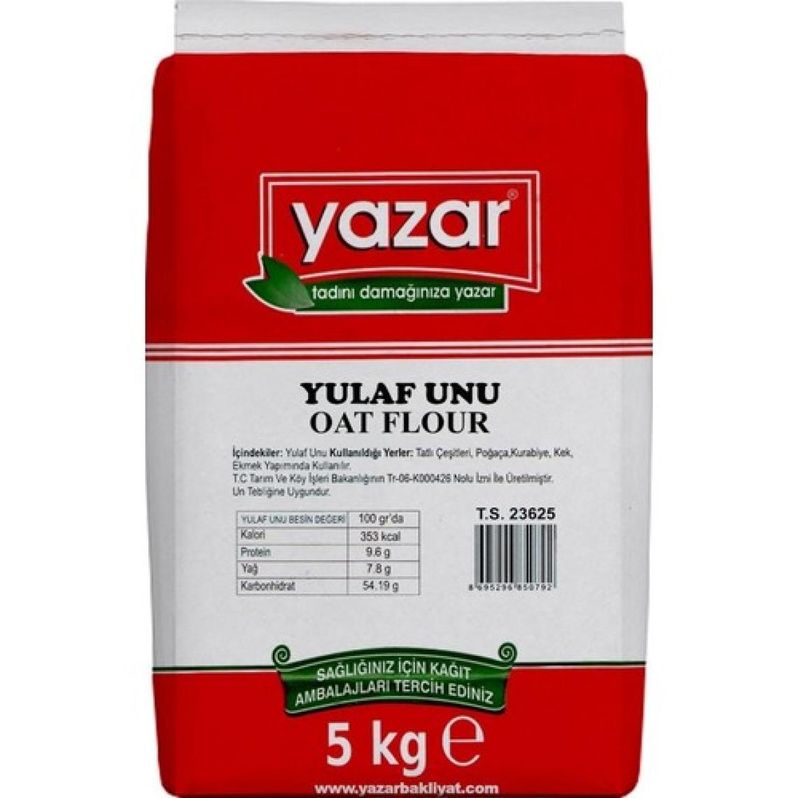 Yazar Yulaf Unu(Oat Flour) 5 kg