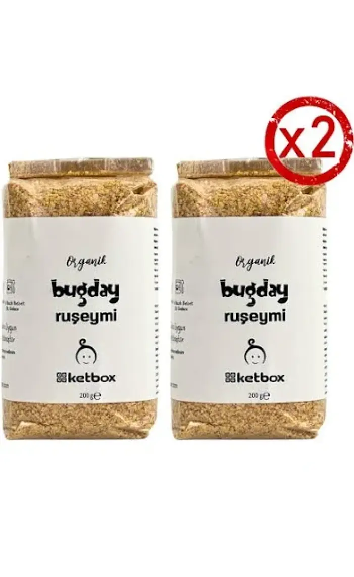 Ketbox Organik Doğal Buğday Ruşeymi 400 gr (200 gr x 2 Paket)
