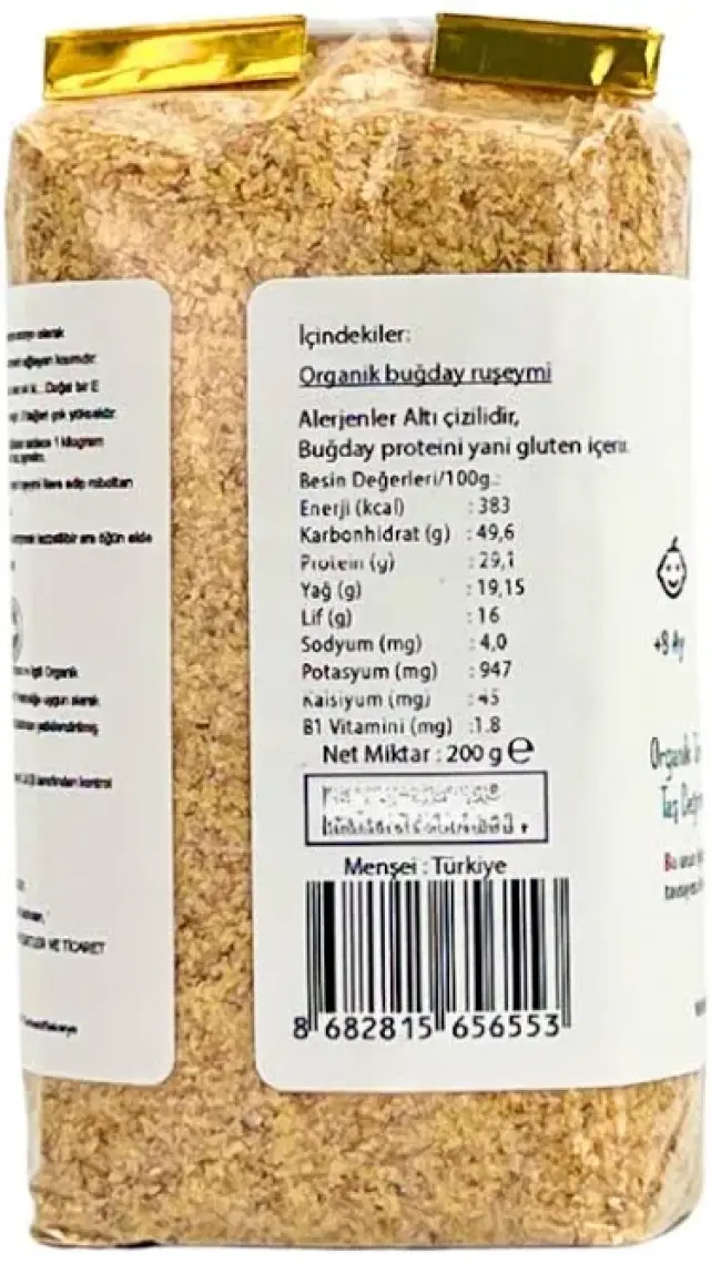 Ketbox Organik Doğal Buğday Ruşeymi 400 gr (200 gr x 2 Paket)