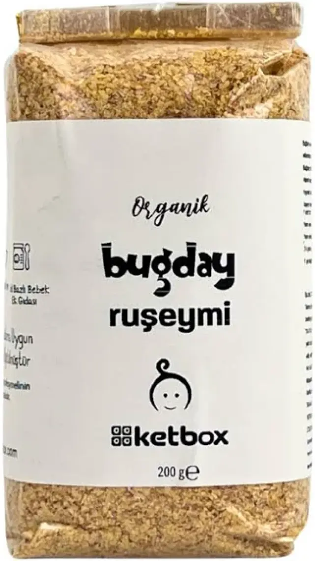 Ketbox Organik Doğal Buğday Ruşeymi 400 gr (200 gr x 2 Paket)