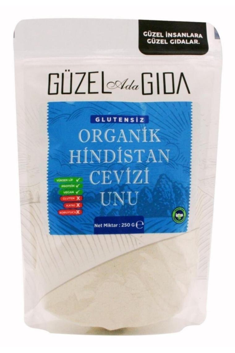 Glutensiz Organik Hindistan Cevizi Unu 250 gr