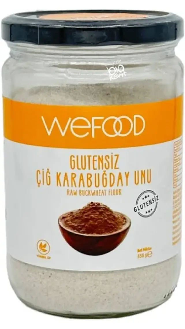 Wefood Glütensiz Çiğ Karabuğday Unu 350 gr 8681749104536