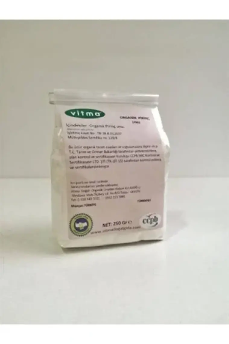 Vitma Organik Pirinç Unu 250gr