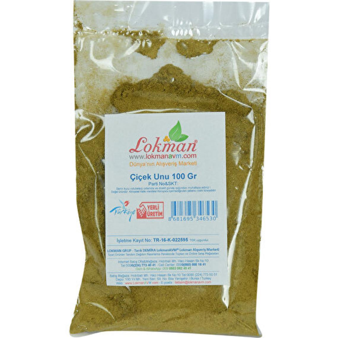 Lokmanavm Çiçek Unu 100 gr Paket