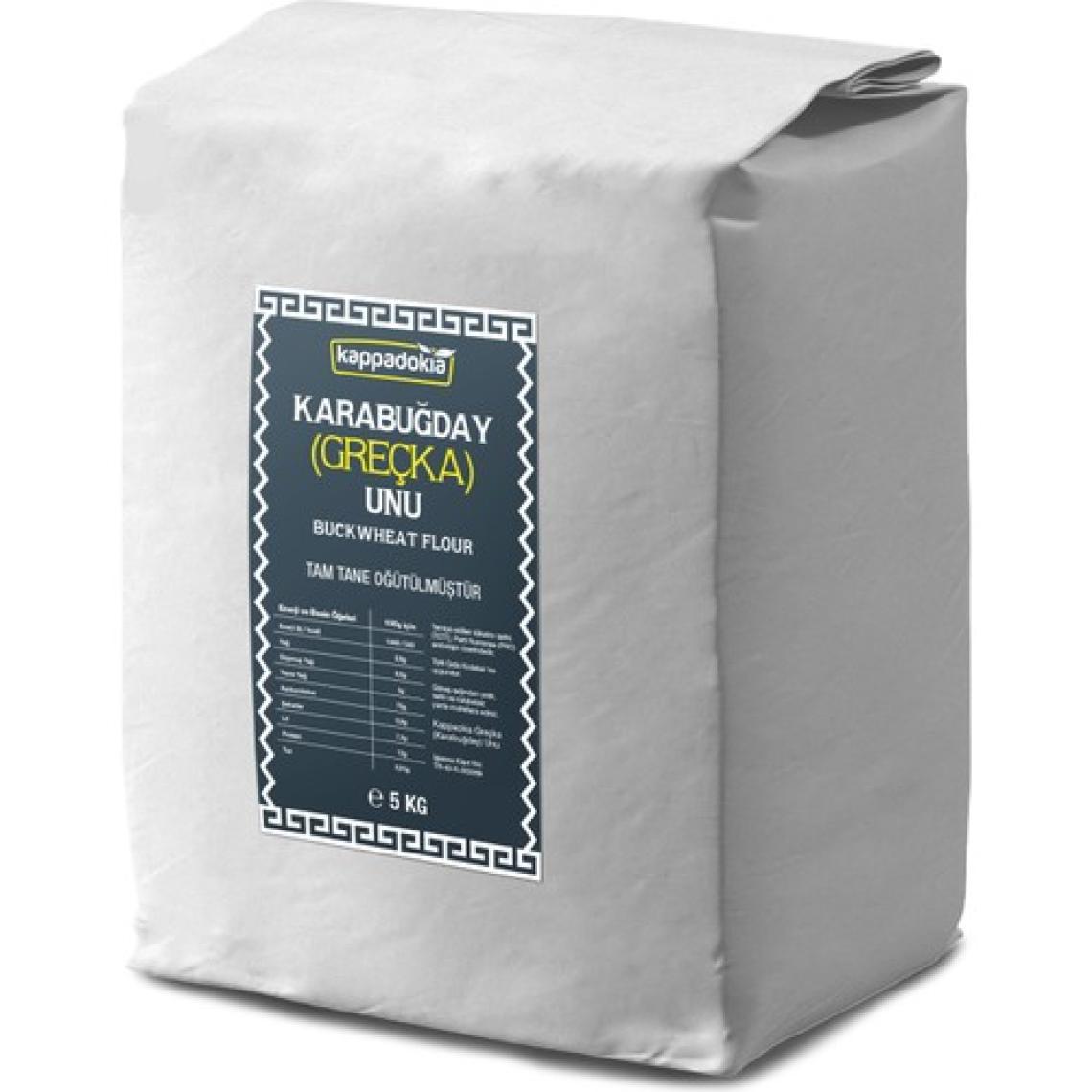 Kappadokia Katkısız Çiğ Karabuğday (Greçka) Unu 5kg