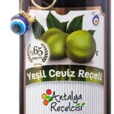 Antalya Reçelcisi Yeşil Ceviz Reçeli  %65 Meyve Gurme Serisi