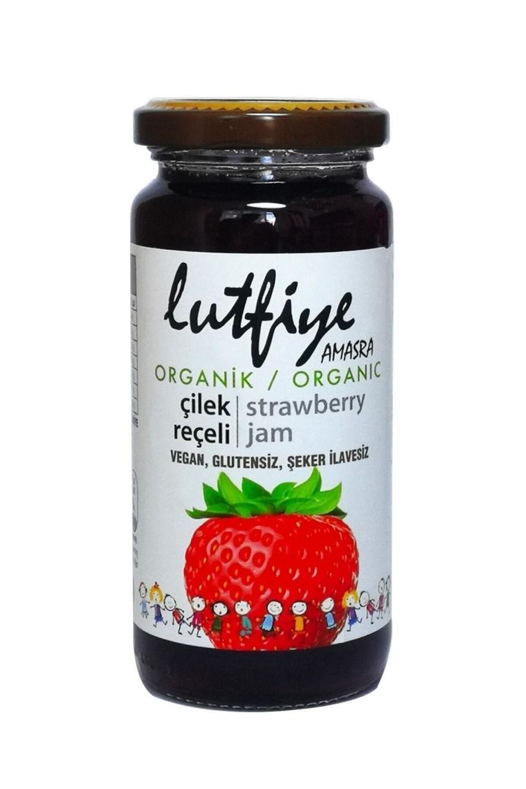 Organik Çilek Reçeli (ŞEKER İLAVESİZ) 280gr