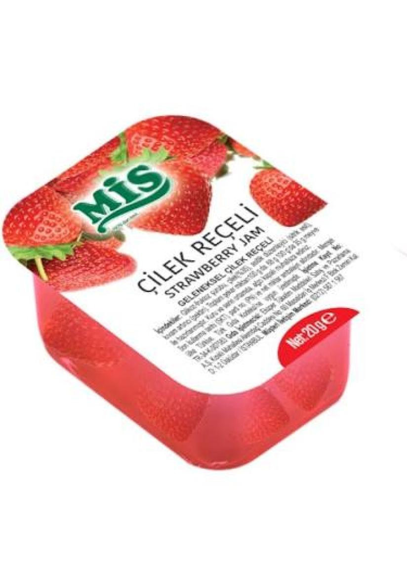 Koska Çilek Piknik Reçeli 20 gr x 100 Adet