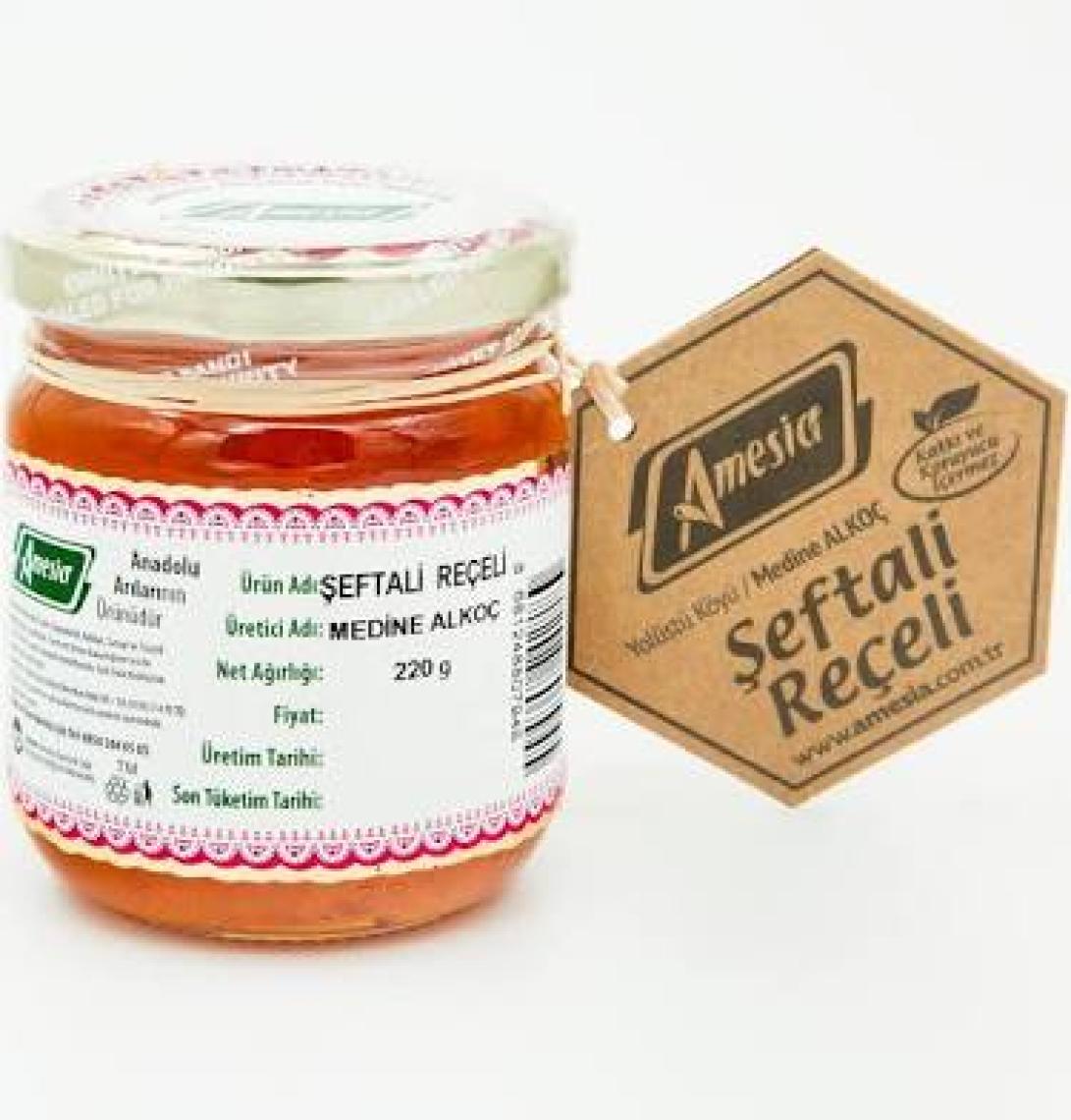 Amesia Şeftali Reçeli 220  gr