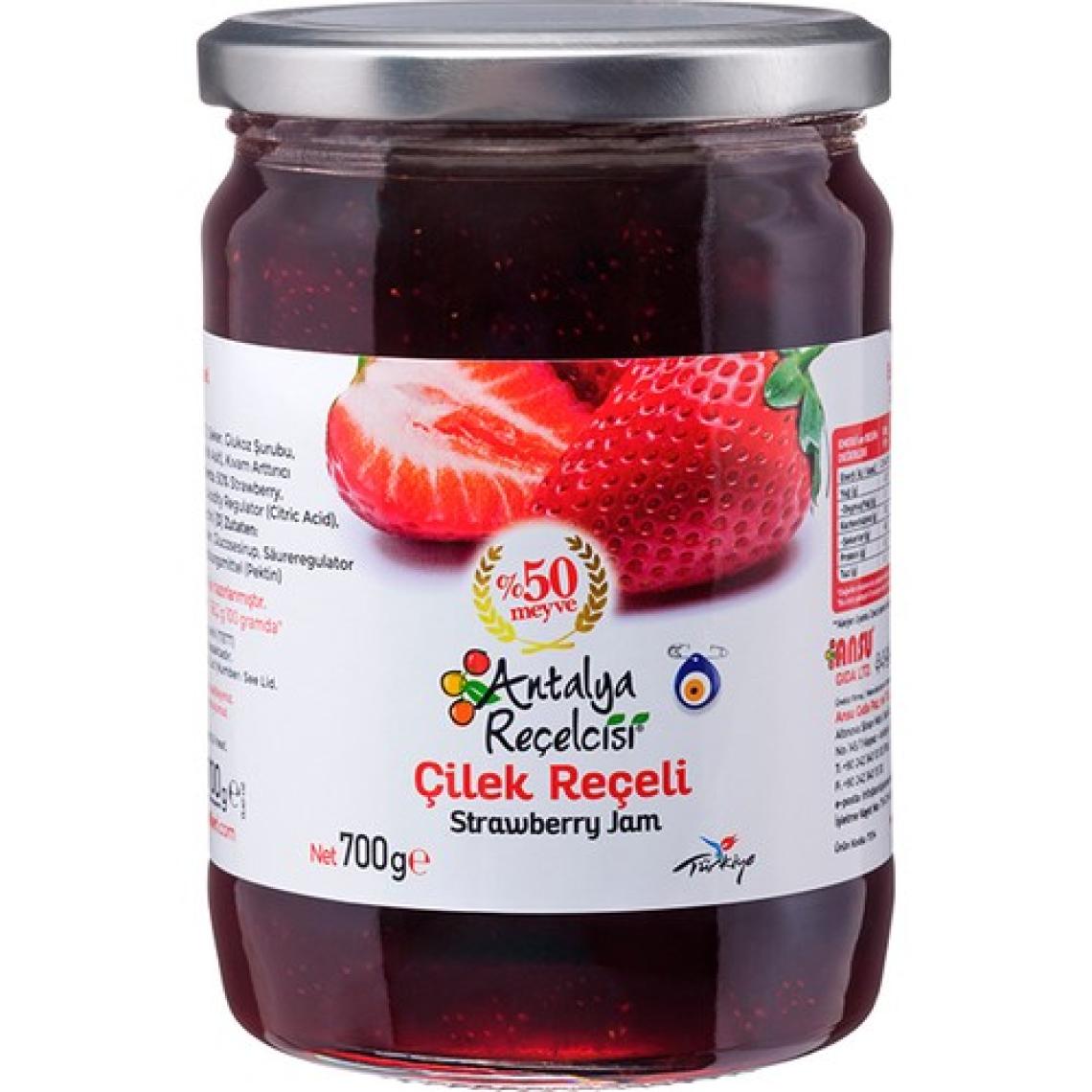 Antalya Reçelcisi 700 gr Çilek Reçeli