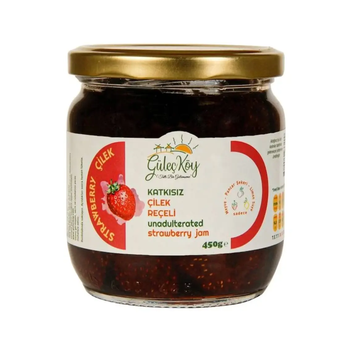 GüleçKöy Güleç Köy Çilek Reçeli 450 gr